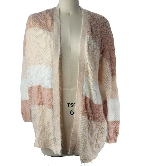 Modcloth Striped Cardigan Womens Size XS Cozy - Picture 1 of 8